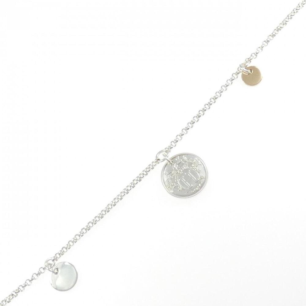 HERMES Gold Charm Bracelet